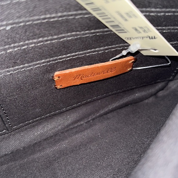 Madewell pink and cream striped canvas pouch - Picture 5 of 6